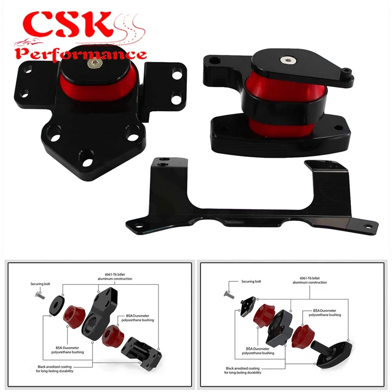 Transmission Engine Mount for Audi A3 1.8T 2.0T Quattro S3 2.0T TT 8V Quattro 16-19 VW Golf VII 1.8T 2.0T 15-19 Gen3 EA888