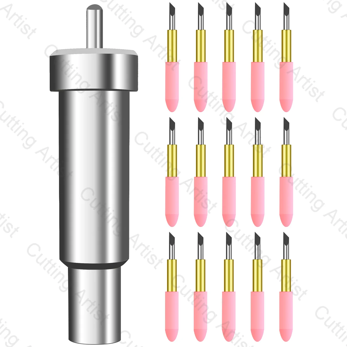 

15pcs Premium Fine Point Blade and 1pc Tool Holder for Cricut Maker 3 Explore 3 Air 2 Cutting Plotter Wonderful Cutting