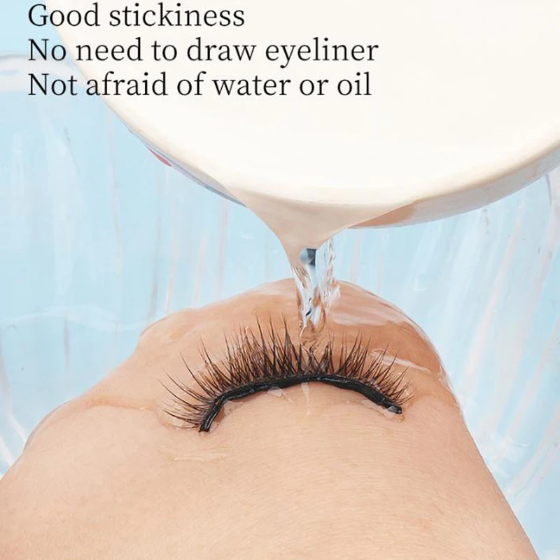 自己粘着まつげストリップテープ防水まつげ接着剤ストリップまつげクラスター用自己粘着まつげパッド交換用