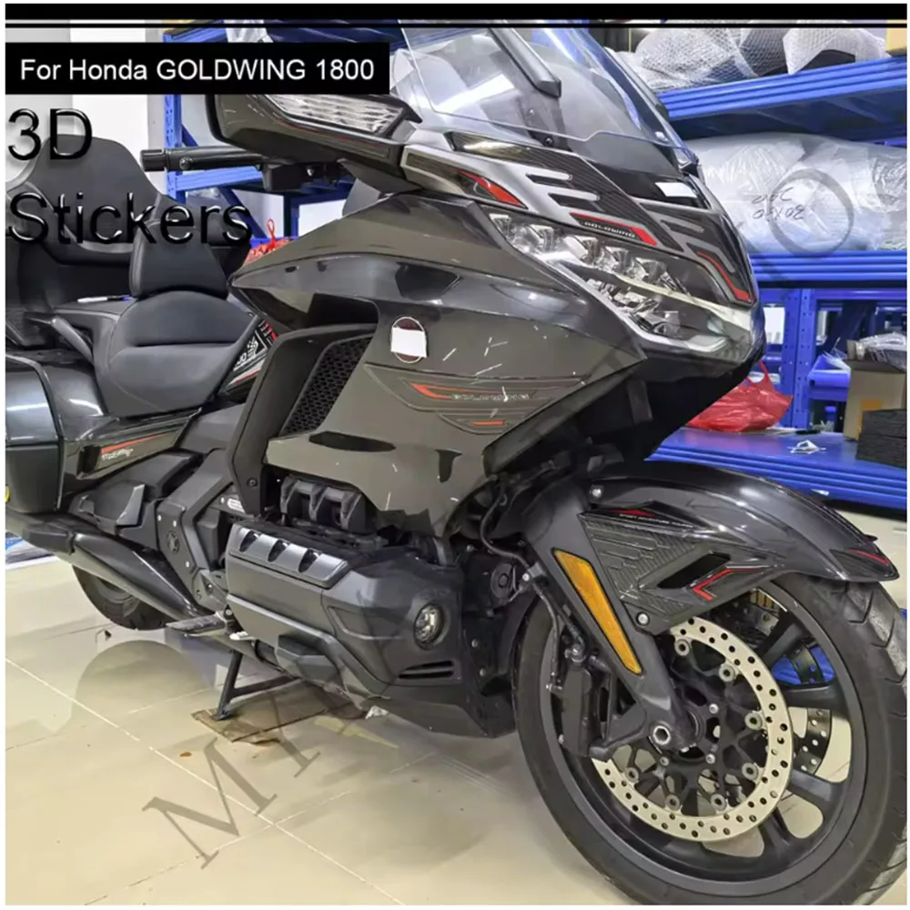 

For Honda Goldwing Gold wing GL1800 LG 1800 F6B Tour Fairing Fender Tank Pad Gas Fuel Oil Protector Stickers Decals 2022 - 2025
