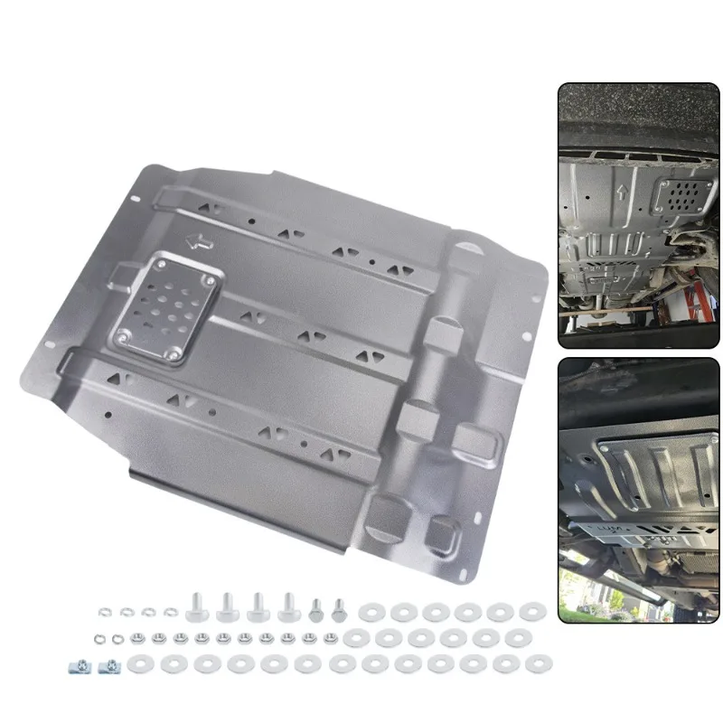 Applicable for Ford F150 Steel Version Splash Guard Shield Transmission Skateboard Gearbox Splash Guard Automobile Accessories