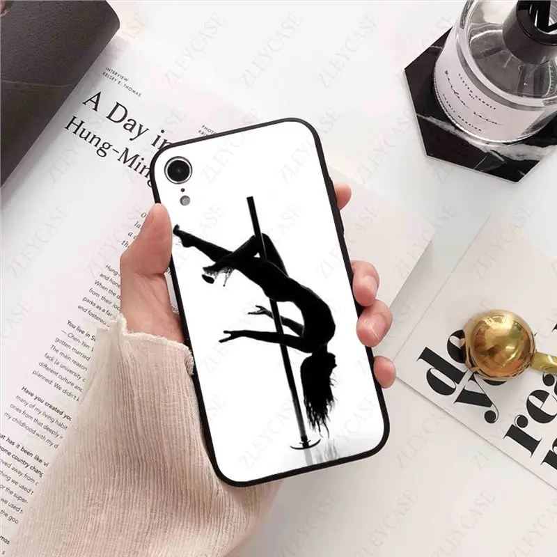 pole dance dancing fitness phone cover for iPhone 15Pro 16pro 13PRO max 7 8 XR 14plus 11pro 12pro max 13mini SE 2020 cases coque