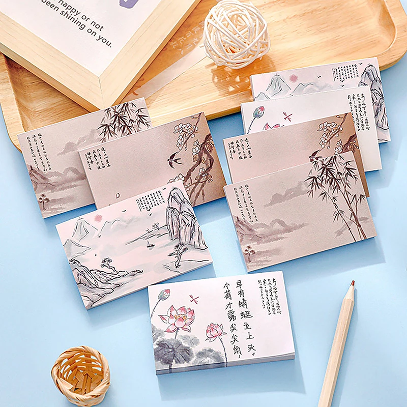 Блокноты для записей в китайском старинном стиле, 50 листов