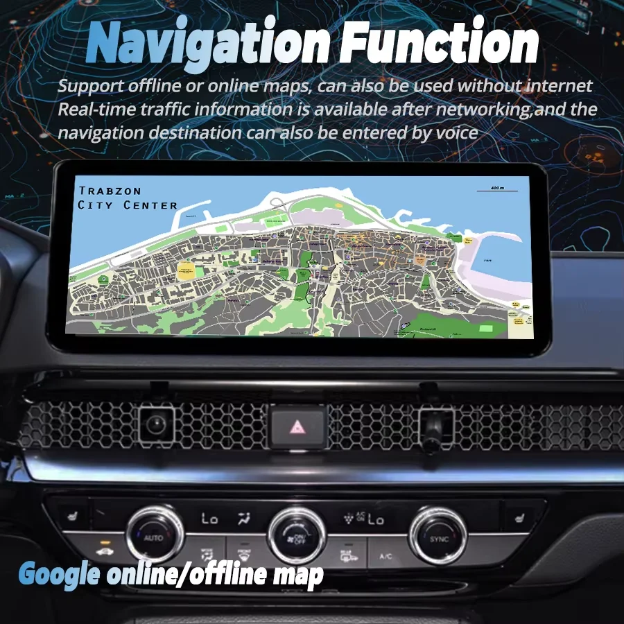 Dual-system Android 14 Car Radio Carplay 12.3
