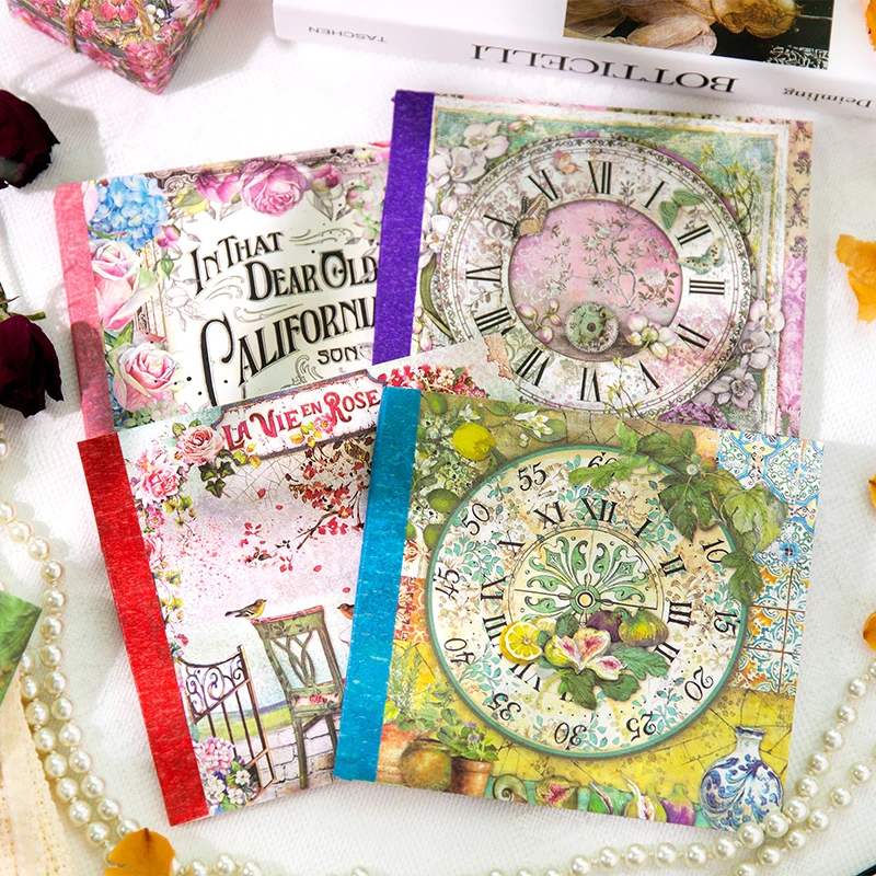 30pcs Romantic Manor Series Art Handmade Crafts Journal Planner for DIY Scrapbooking Decorative Paper Vintage Collage Materia