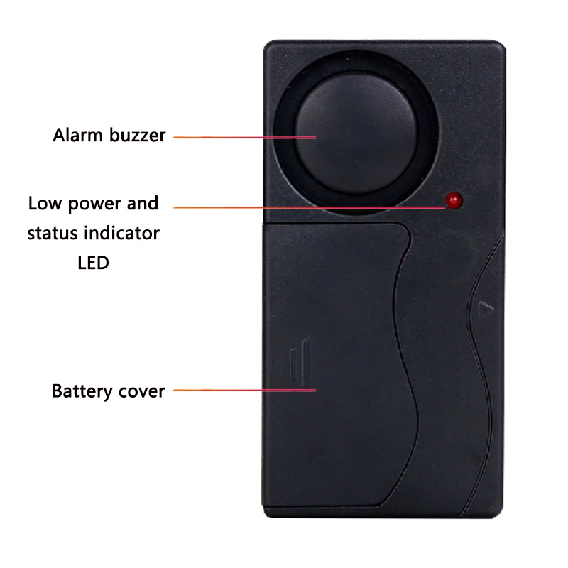 Controlo a distância sem fio Anti-perdido para a porta e a janela, sensor do alarme para a motocicleta e a bicicleta elétrica