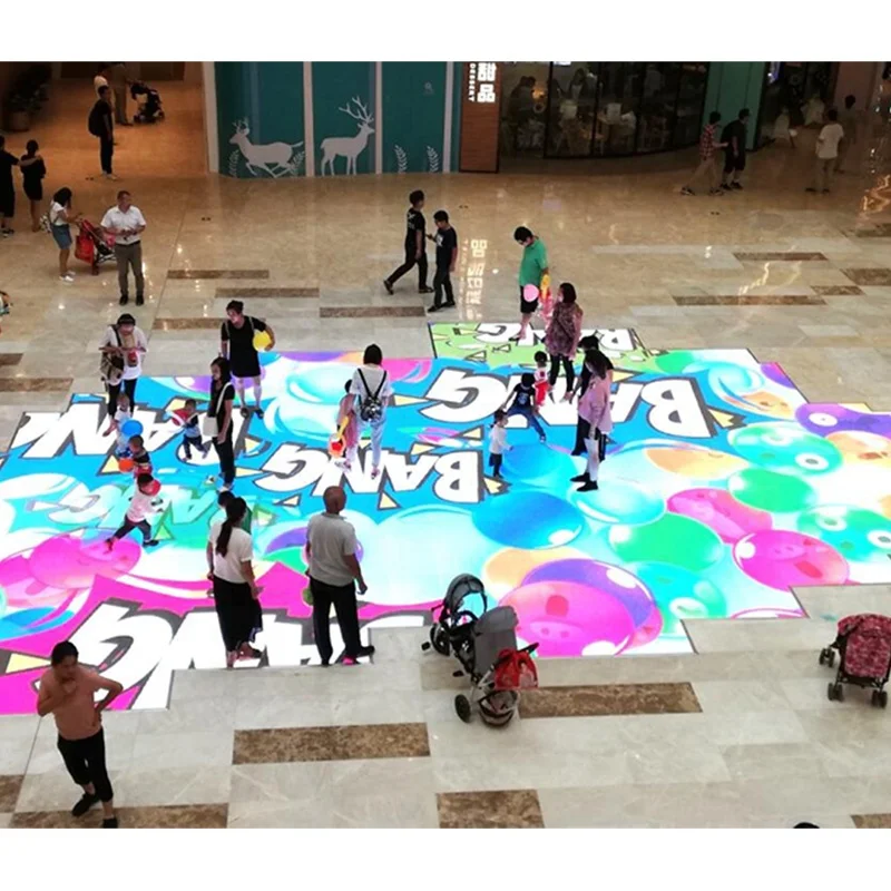 Factory Price Full Color  P2.97 Indoor Interactive DJ Booth Bar Dance Floor LED Display Screen for Wedding Shopping Mall