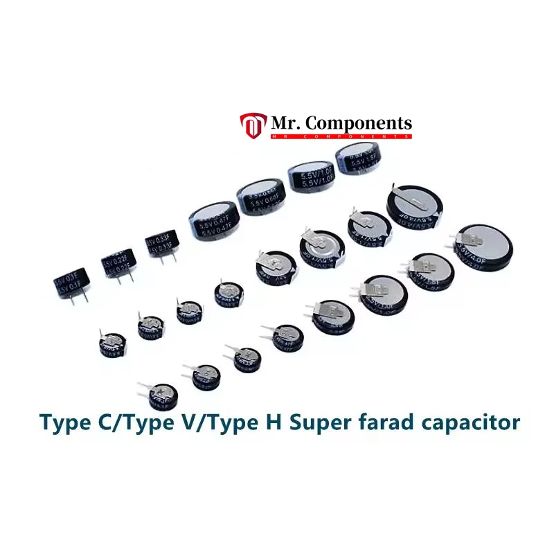 1PCS Embargo. Please do not place an order 0.33F/0.47F/0.68F/1F/1.5F/4F C/V/H Type C/Type V/Type H Super farad capacitor new
