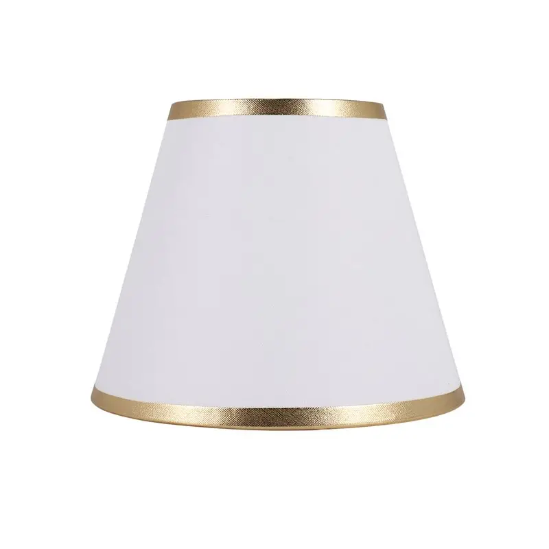 A44I-Drum Lamp Shade Dustproof Barrel Shape Cloth Lampshade Table Floor Chandelier Light Replacement For Home Office White