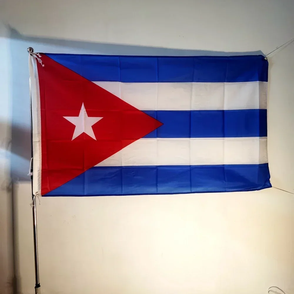 Cuba Flag 90x150cm - Indoor/Outdoor Hanging Polyester Banner Durable Material - Perfect for Home Events & Patriotic Decor