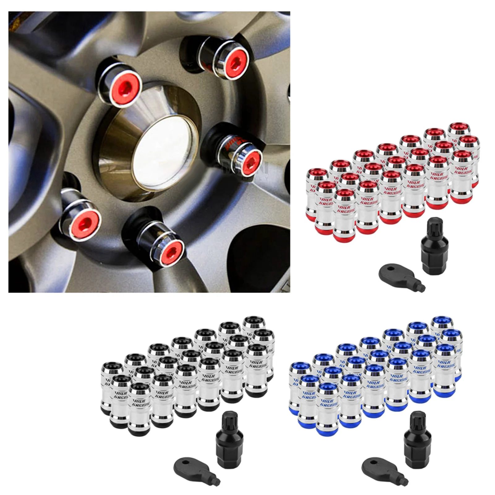 

Car Racing Screw Lug Wheel Nuts Screw X P1.5 Car Racing Lug Wheel Nuts Screw for Most of Aftermarket Wheels Racing Lug Wheel