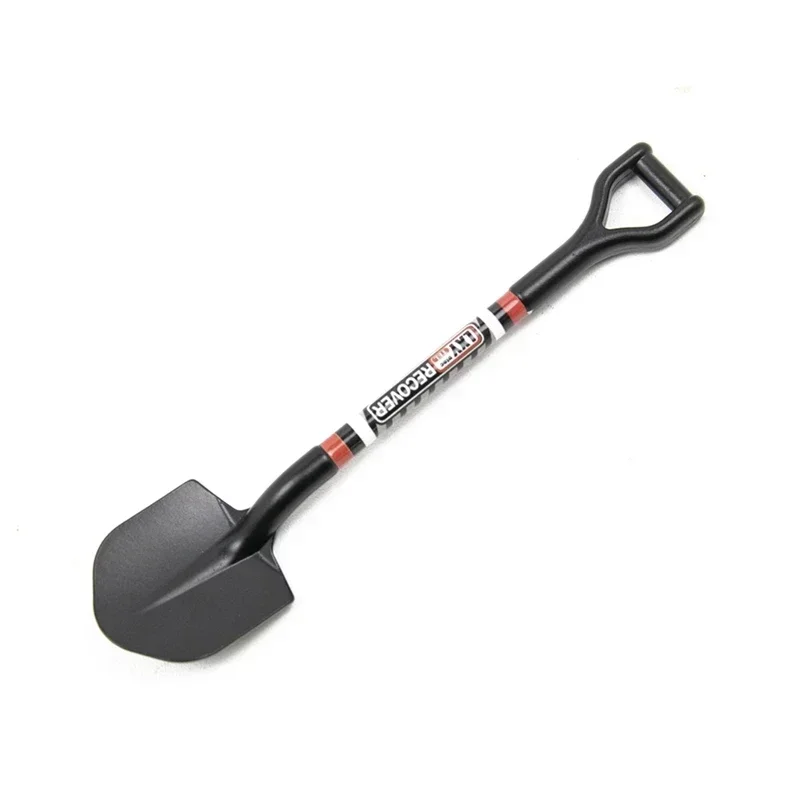 Simulação Metal Shovel Decoration para RC Crawler Car, Atualizar peças, SCX10, 90046, TRX4, D90, 1:10, 105x 25mm