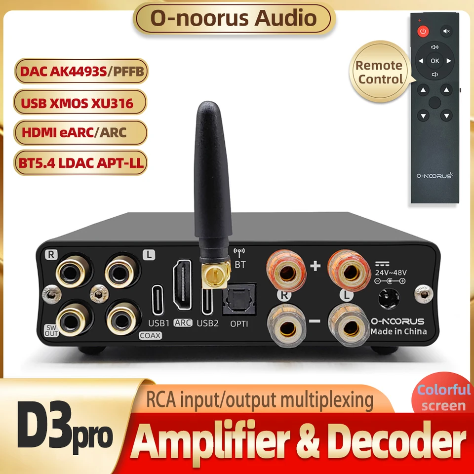O-NOORUS D3pro TPA3255 2.1 Channel Stereo Amplifier