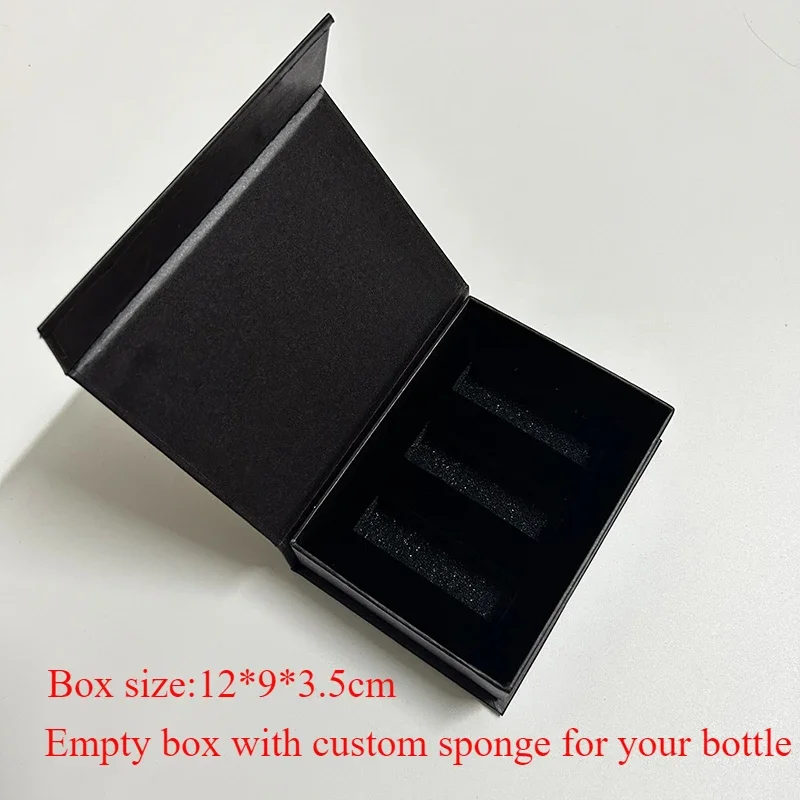 50Pcs Perfume Empty Box Packaging Custom Logo Luxury Box Packaging for Perfume/Cosmetics Custom Sponge for Bottle Wholesale