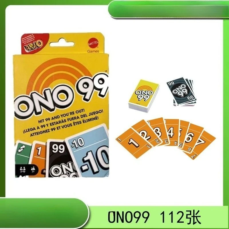 การ์ดเกม UNOCards ONO 99 ชุด All Wilds DOS Phrase 10 Flex Family Dormitories Student Outdoor Tabletop Games สำหรับเล่นบนโต๊ะ