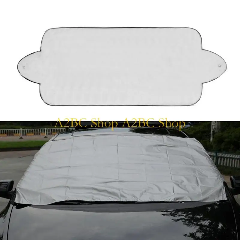 A2BC Car Windshield Protector Visor Cover for Sun Shade Prevent Snow Ice on Du