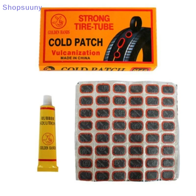[SU]24/48Pcs Bicycle Tire Patch Tire Puncture Quick Repairing Tyre Protection Patch Portable Bike Inner Tyre Repair Tools[SU]