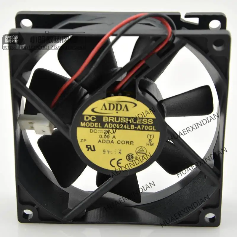 

New 8025 24V 0.09A 8CM/ AD0824LB-A70GL Cooling Fan Assembly Kit