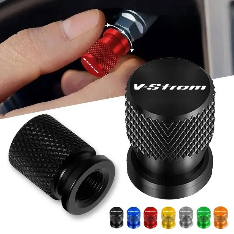 Motorcycle Tire Valve Caps For SUZUKI V-STROM DL 250 650 1000 1050 XT 800 DE 800DE Vstrom 1000XT 1050XT XT DL1050 VStrom 800DE