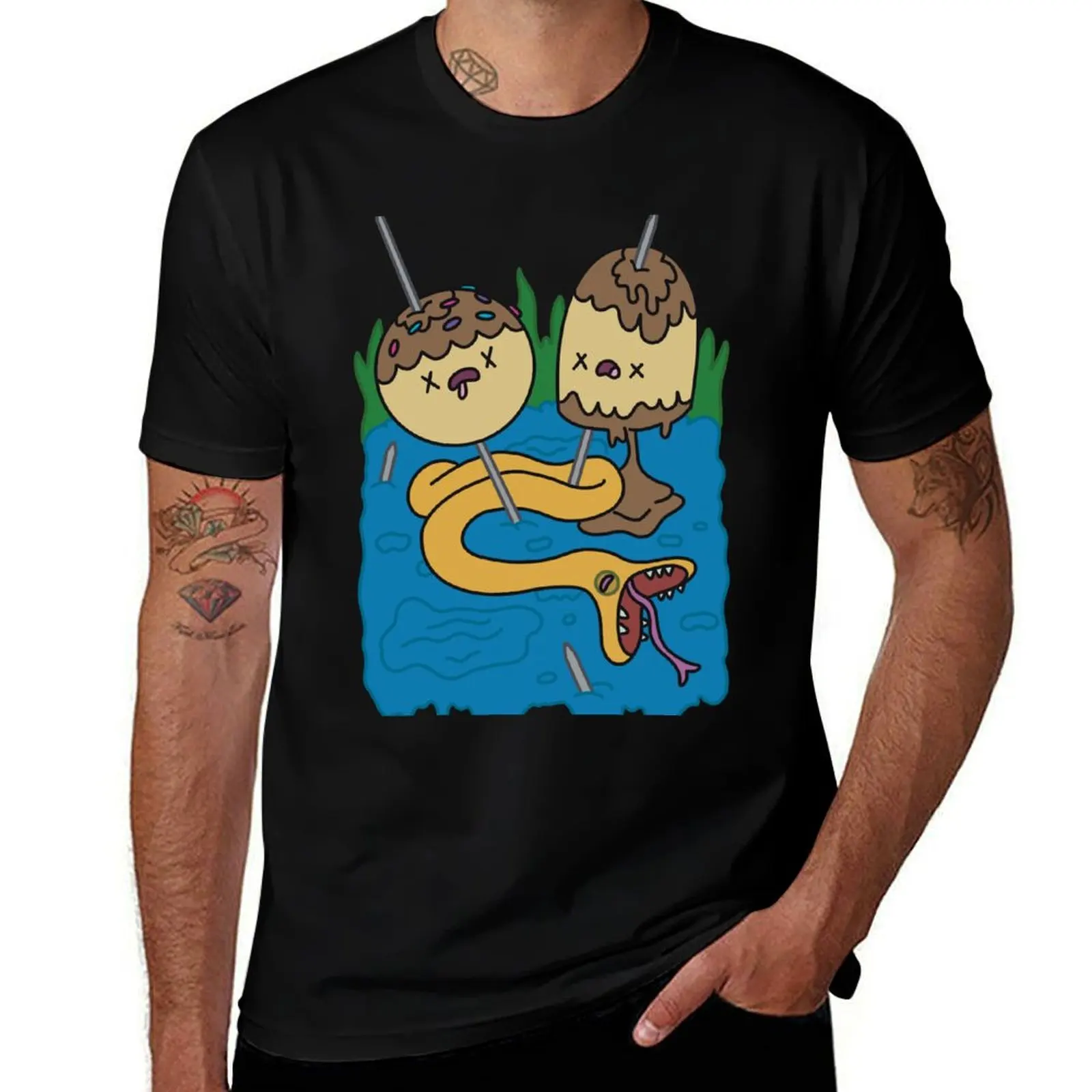 

HD Rock Marceline and Princess Bubblegum T-shirt T-Shirt plus size tops blue archive T-shirts oversize mens t shirts top quality