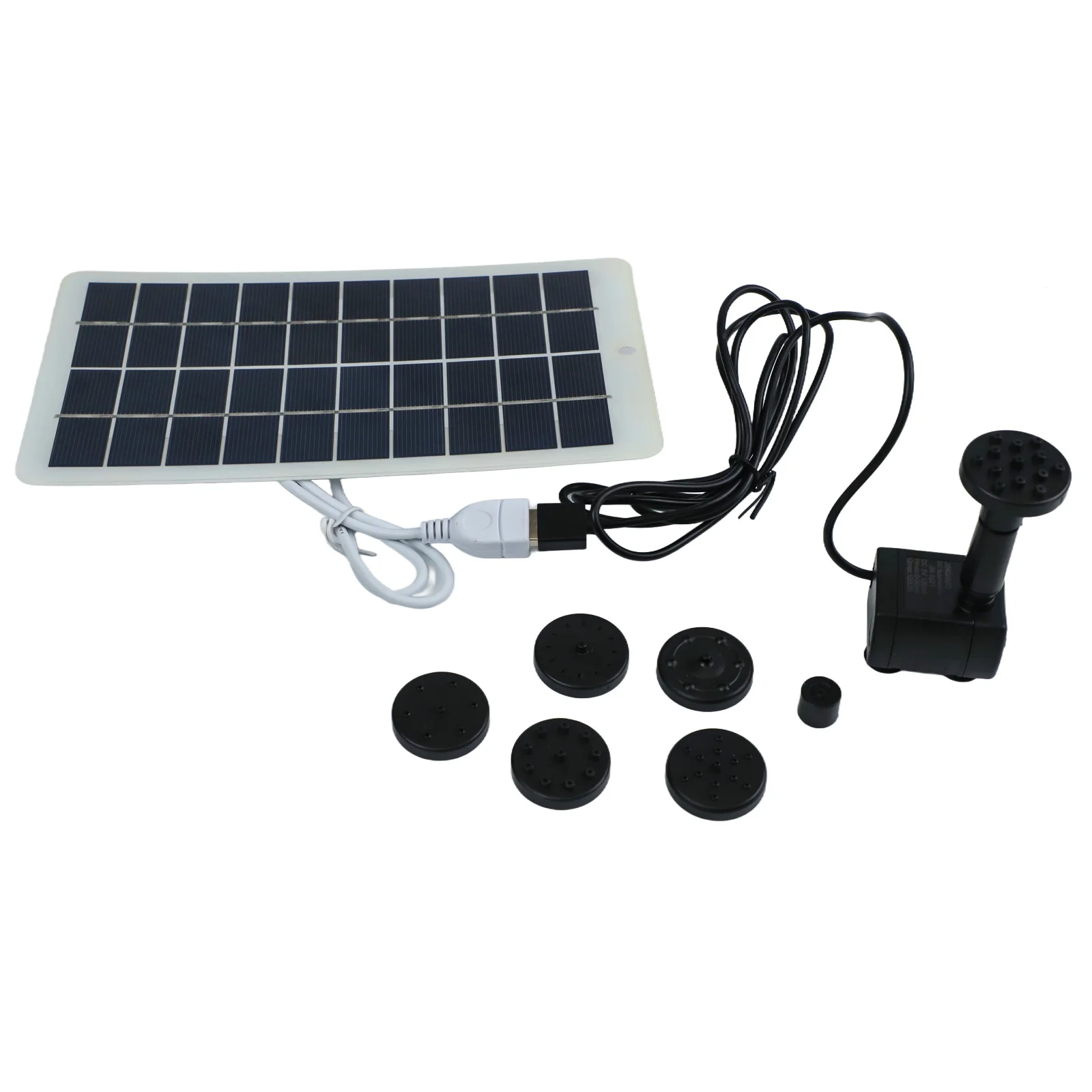 Water Display Pump Solar Water Fountain 120L h Flow Rate 1.5M Pump Line Easy Installation Solar Water Fountain Pump