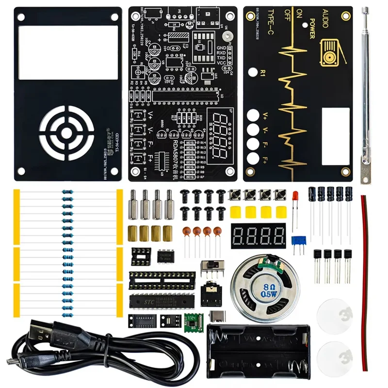

B68C RDA5807M FM-радио полнодиапазонный радиоприемник с низким уровнем шума и сильным защитой от помех