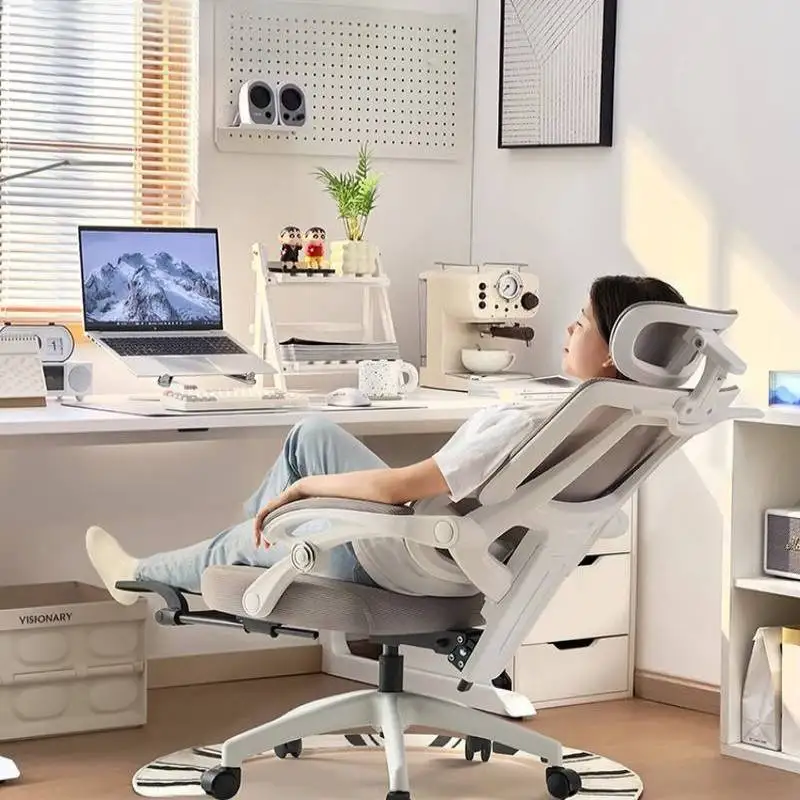 

Adjustable Vintage Office Chairs Swivel Luxury Ergonomic Relaxing Office Chairs Designer White Sillas Para Escritorio Furniture