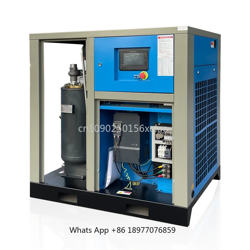 Permanent Magnet Energy Saving 37 KW Variable Speed Screw Air Compressor 50HP In General Industrial Equipment