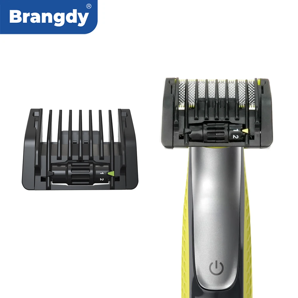 Brangdy 5 في 1 واقيات قابلة للتعديل مناسبة لماكينة تشذيب كهربائية هجينة بشفرة واحدة QP2520 QP2630 QP2724 QP2834 QP6510 QP6530 ماكينة حلاقة