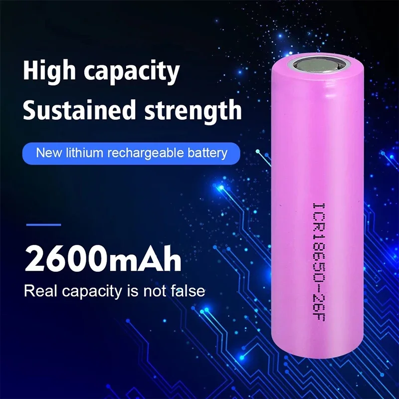 New Original ICR18650-26F 3.7V For Samsung 18650 26F Batteries Rechargeable Li-ion Battery 2600mAh For Flashlight use