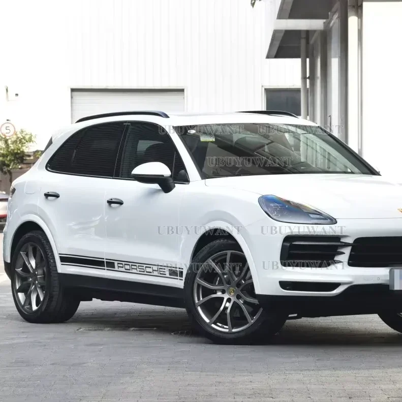 For Porsche Cayenne 2018 2019 2020-2023 4pcs High Quality Car Fender Wheel Eyebrow Protector Wheel Arch Trim Strip
