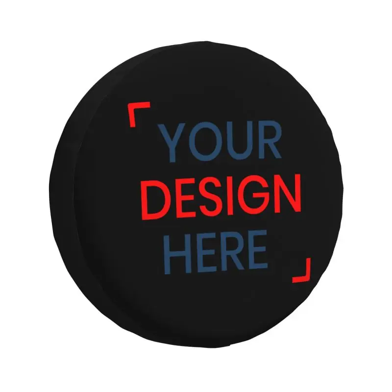 

Custom Customize Logo Spare Tire Cover For Grand Cherokee Jeep RV SUV Trailer Your Design Here Car Wheel Protector Covers