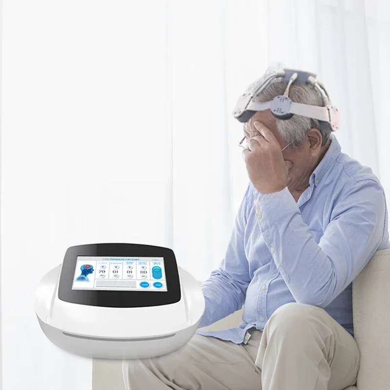 English Transcranial Magnetic Stimulator Parkinson's Disease Insomnia Anxiety Depression Treatment Instrument Schizophrenin TMS