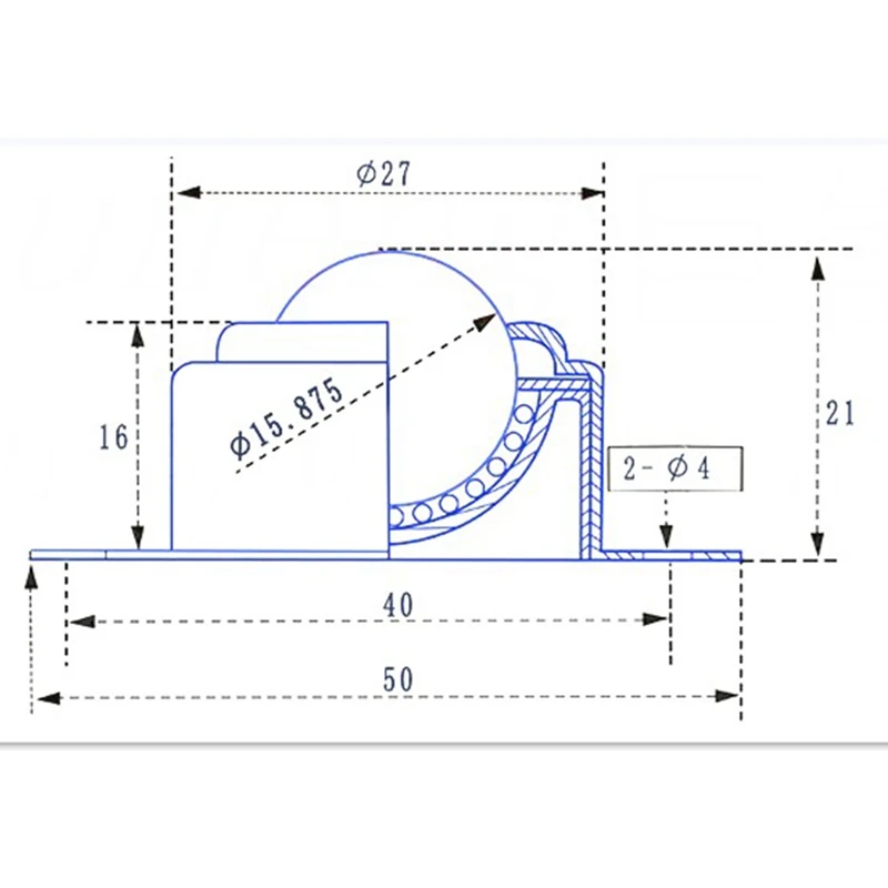 Carbon Steel Swivel Ball Caster Wheel Car Robot Universal Round Wheel For Machinery Trolleys Furniture Hardware