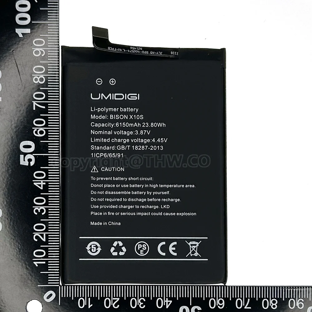 100% Original UMI Battery For Umidigi BISON X10S X10G Bison 2 Bison2 Mobile Phone Battery 6150mAh High Quality Bateria+Free Gift