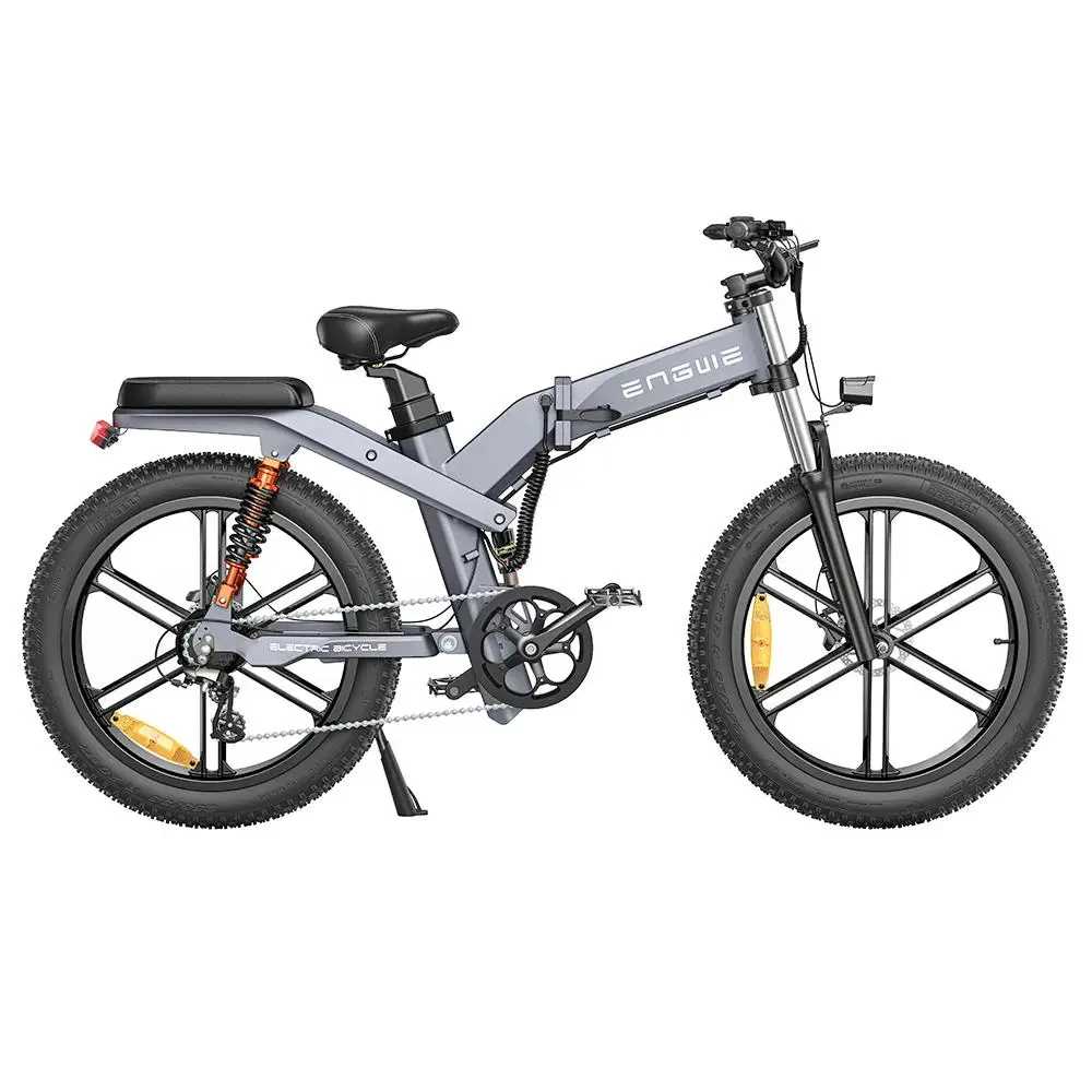 Electric Bike ENGWE X26 1000W Powerful Motor 48V29.2Ah Dual Battery Electric Bicycle 26*4.0 Inch Fat Tire Snow Foldable E-Bike