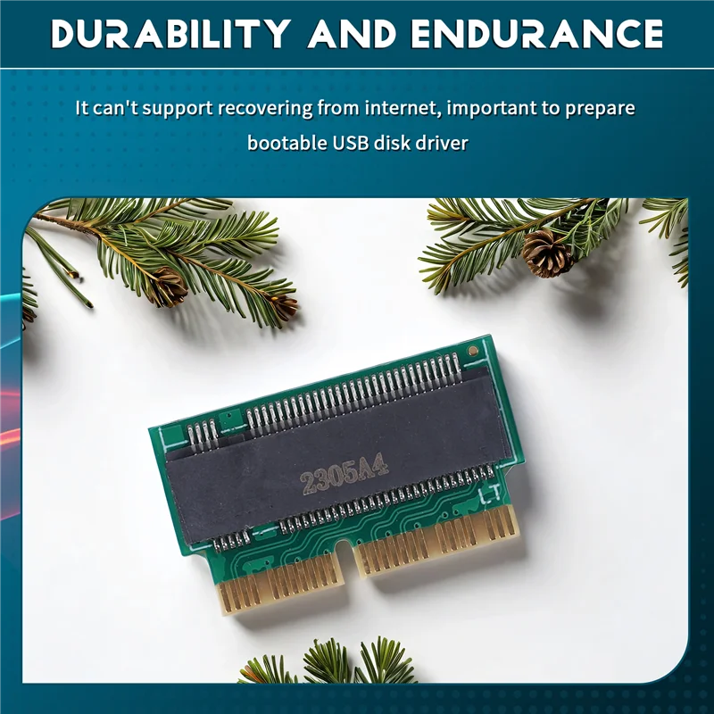 Adaptateur de conversion SSD M.2 NVME pour Air Pro Retina amélioré mi 2013-2017, Kit amélioré SSD AHCI