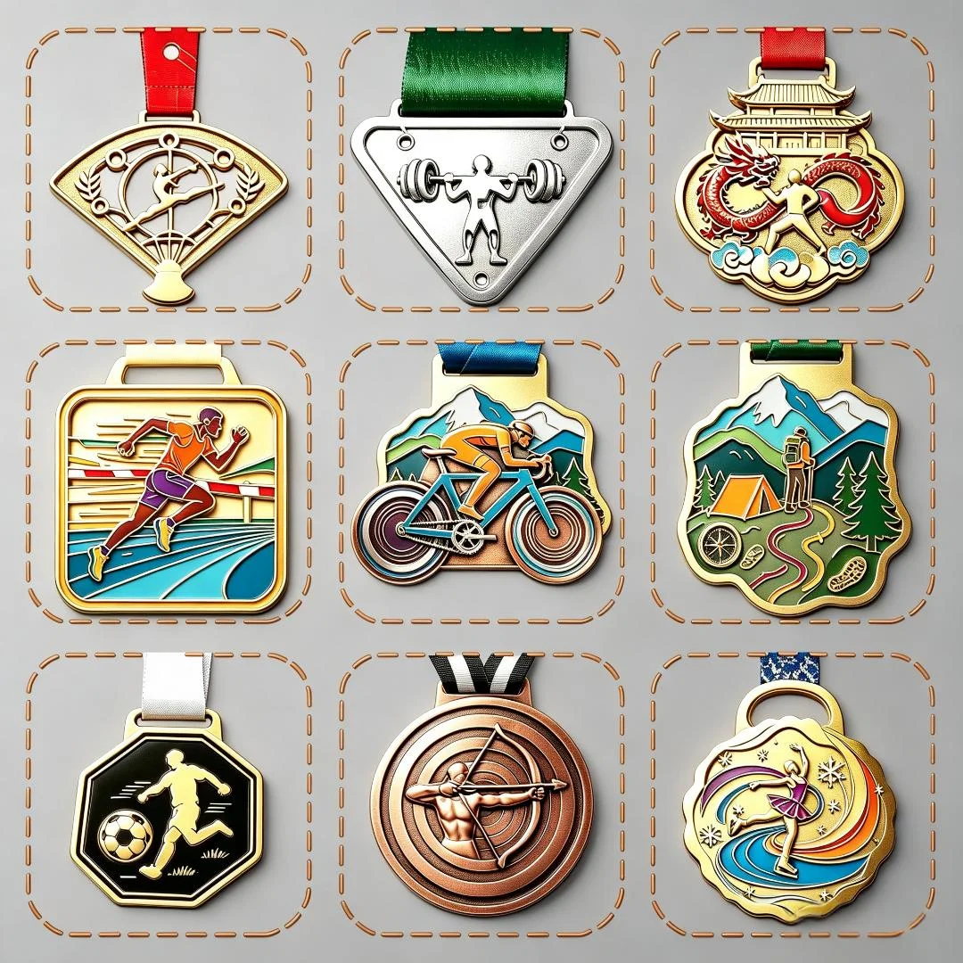 Medals and Trophy Custom Medal Custom Running Medals Metal Trophies and Medals with Custom Logo