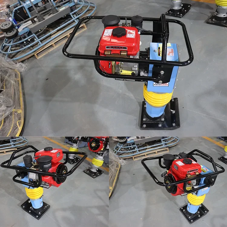 3-7.5 Hand Jumping Tamp Rammer Compactor Robin Petrol al Engine Tamping Rammer Hammer