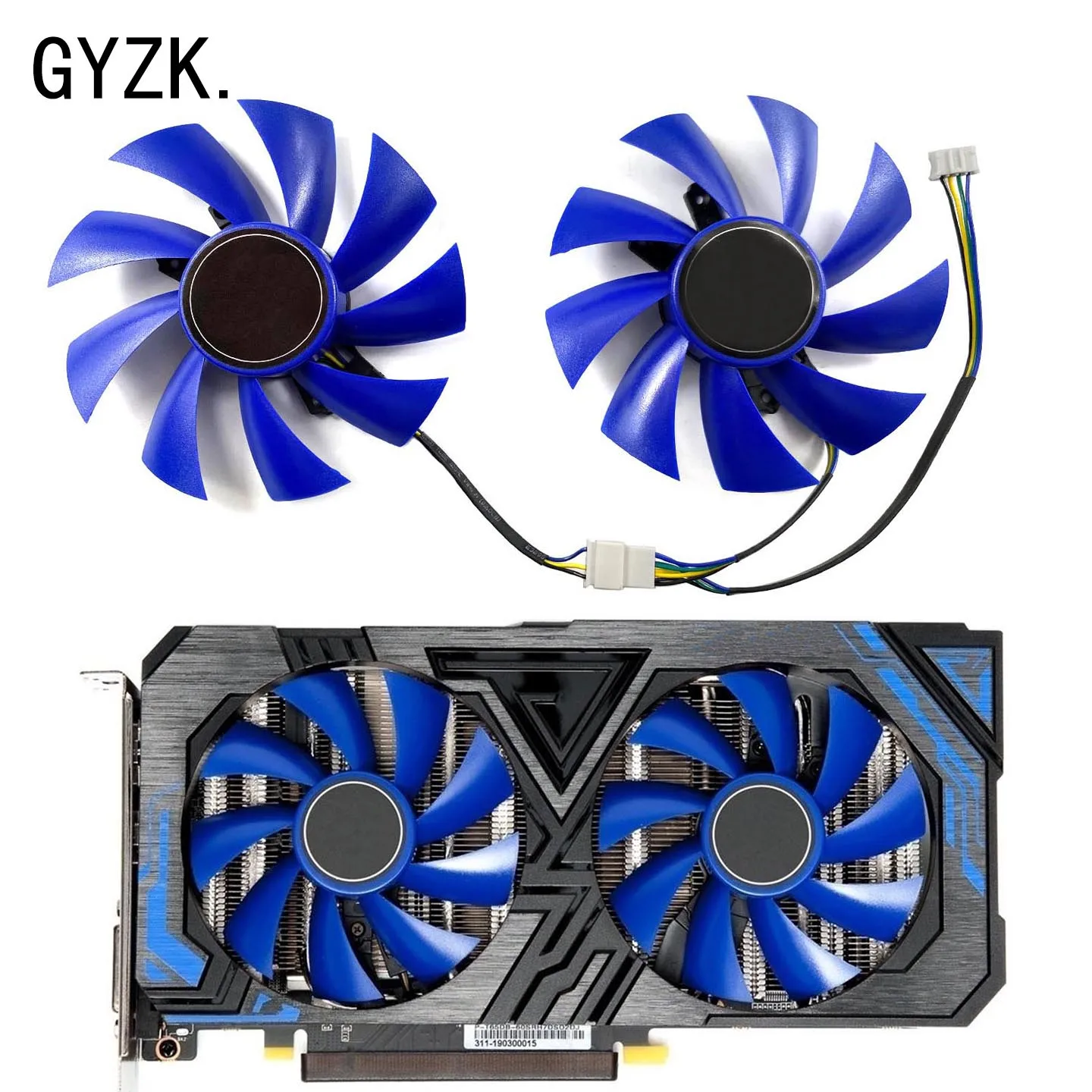 

T129215SU GTX 1660 GPU Fan For GALAX GTX1660 1660ti V2 Graphics Card Replacement Fan