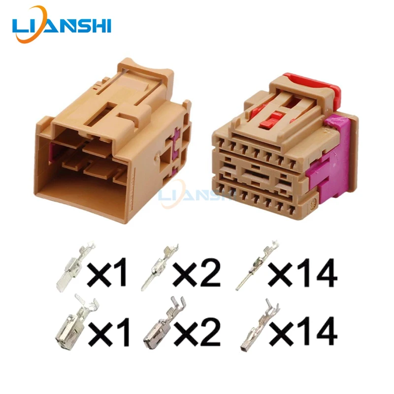 8K0972483A is suitable for the electric seat heating wire harness plug of Volkswagen and Audi. 8K0972483A has a 17-hole sheath