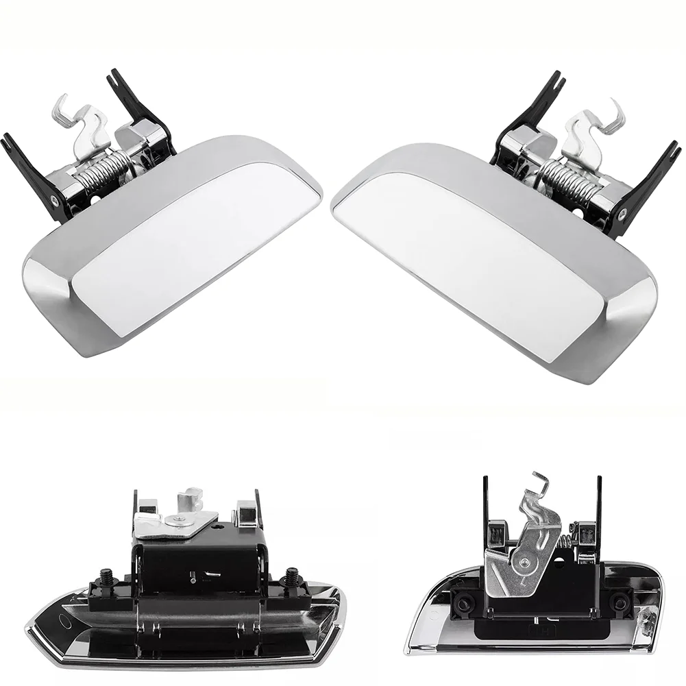 

Car Door Handle For Nissan Pathfinder 2005-2012 Left Right Aluminum Alloy Silver Chrome-plated Door Handles Accessories