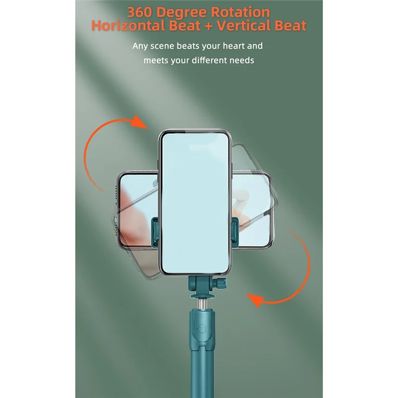 

KK-B2-Selfie Stick-Degree Держатель для фотографий Удлиненный штатив Прямая трансляция Складной мини-штатив Расширяемый монопод, C