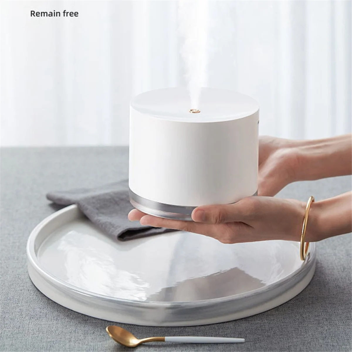 popular Wireless Air Humidifier Portable Electric Humidifiers Diffuser USB Rechargeable Cool Mist Maker Night Lamp for Home