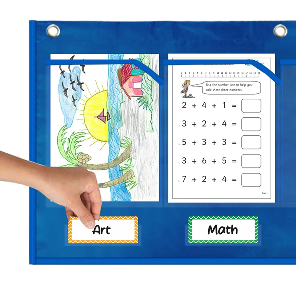 

Practical Hanging Storage Bag File Organizer Ideal For Office Home Classroom Organization