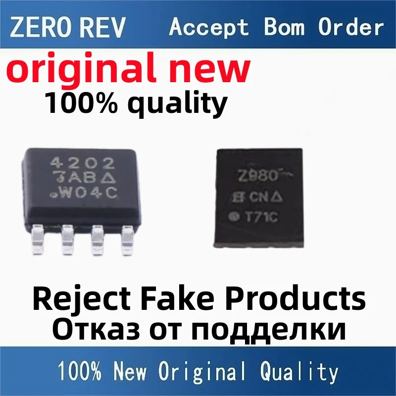 

2-10Pcs 100% New SI4202DY-T1-GE3 SI4202DY 4202 SOIC-8 SOP8 SIZ980DT-T1-GE3 SIZ980DT Z980 PowerWDFN-8 Brand new original chips ic