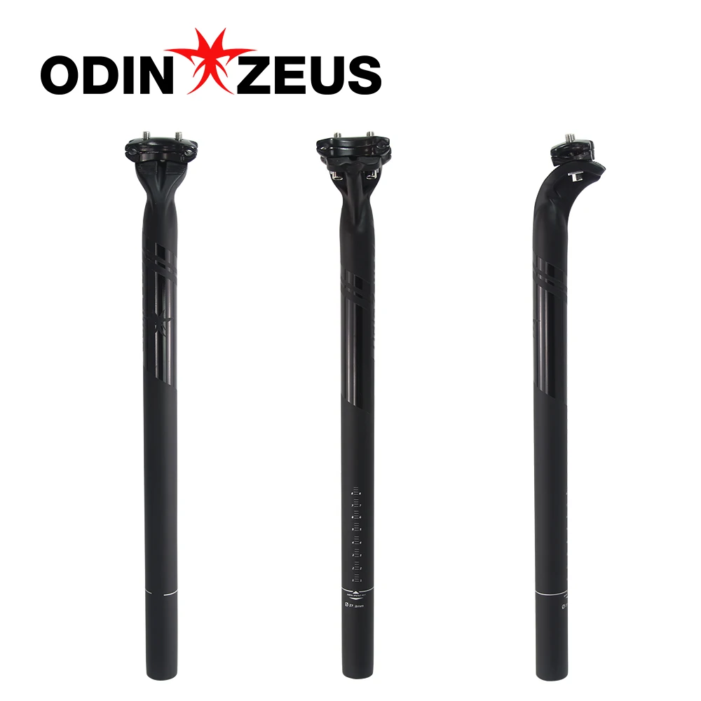 

full carbon fiber ultra-light seat post, clamp diameter 6*6/7*7/7*7/7*9mm, ODINZEUS-length 350/400mm, bicycle seat post