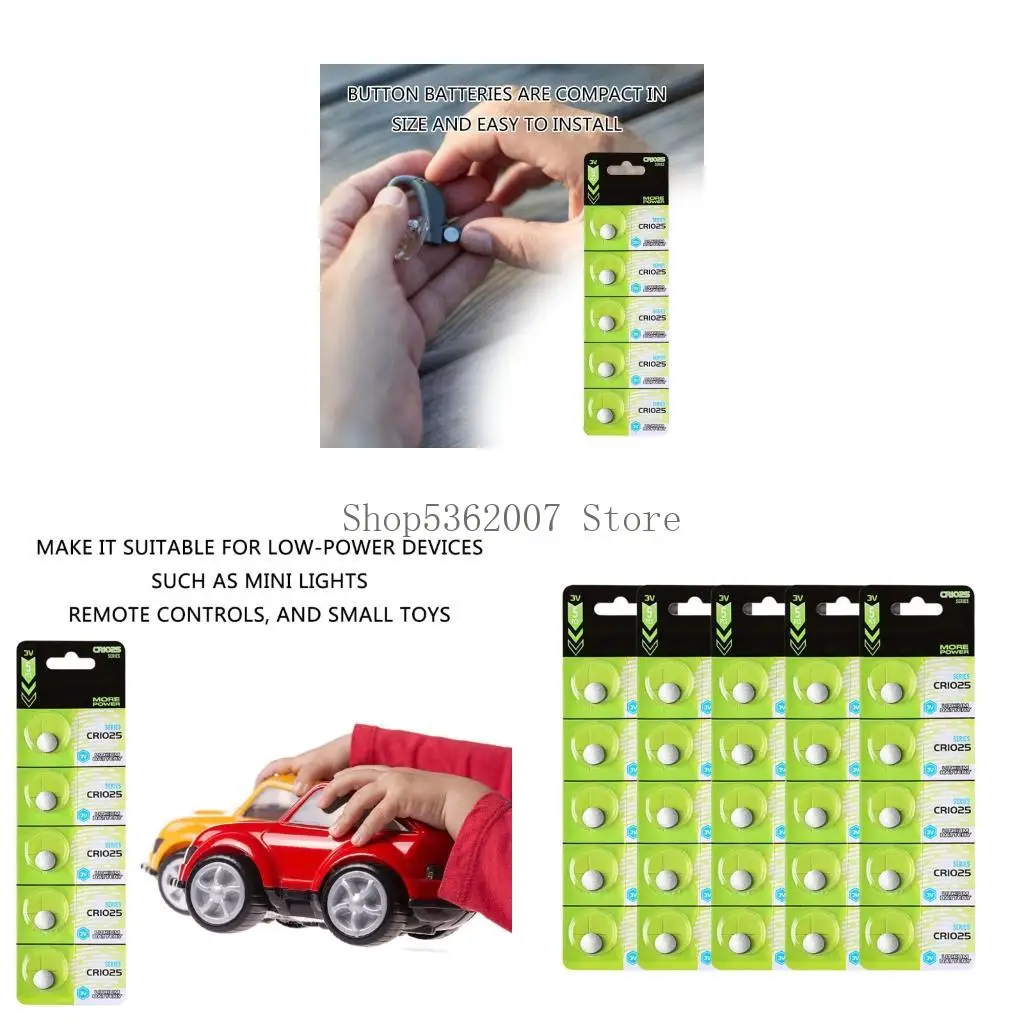 

Long Life CR1025 Battery Power Sources For Low Energy Consumption Device 40JB