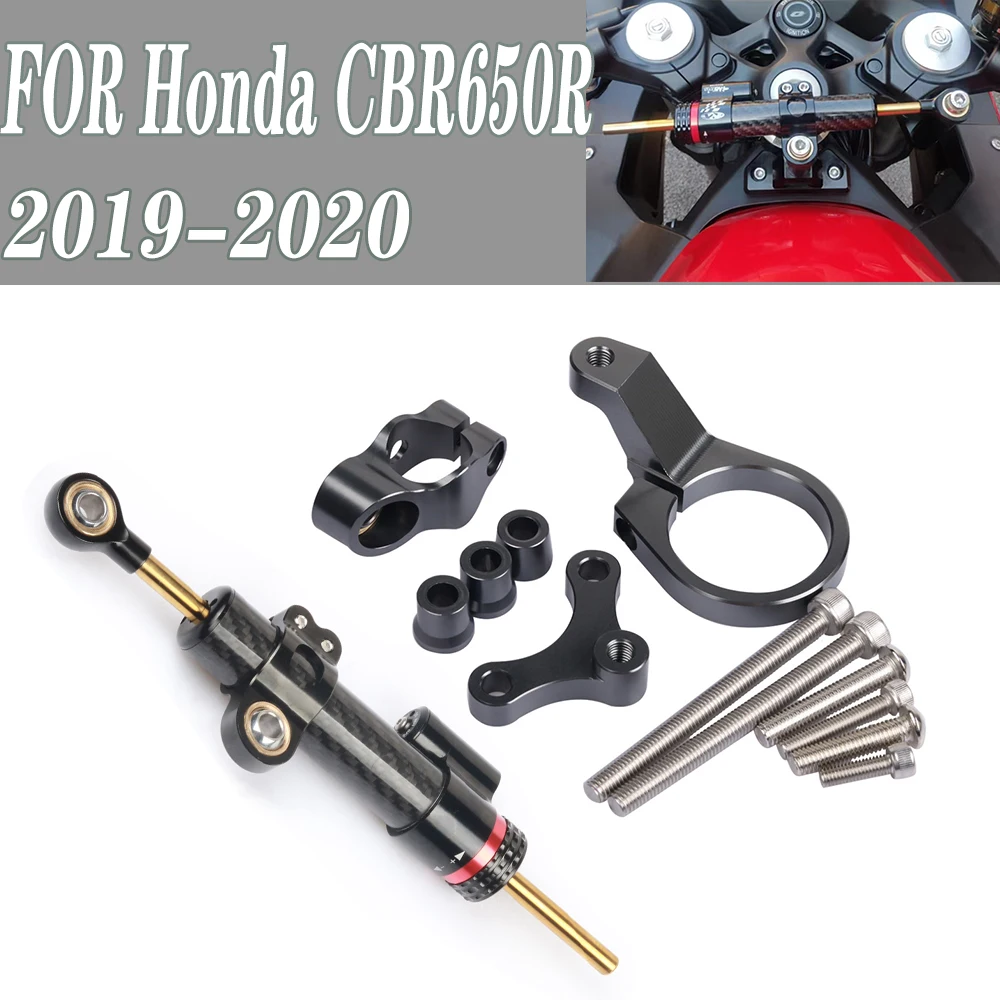 

Motorcycle Accessories For HONDA CBR650R 2019 2020 CBR 650 R Adjustable Steering Stabilizer Damper Mounting Bracket Kit