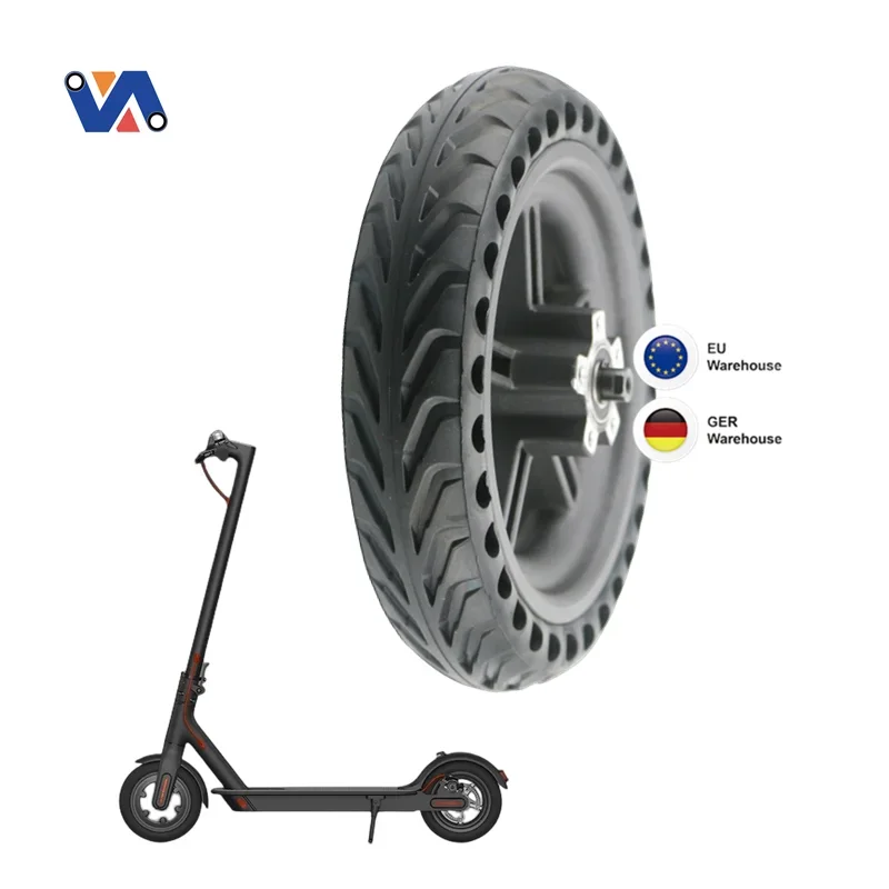 New Image Warehouse M365 Front Wheel Hub Motor Tires 10 Inch Wheel Tyre Rear With Solid Tire For Pro 2024 Electric Scooter Wheel